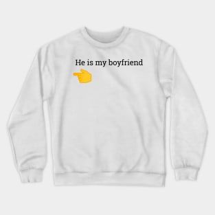 boyfriend couple Crewneck Sweatshirt